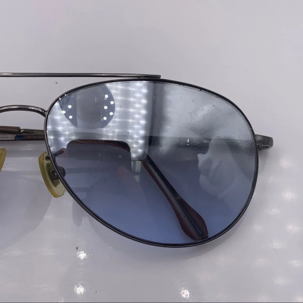 Vintage Gunmetal Aviator Sunglasses Frames